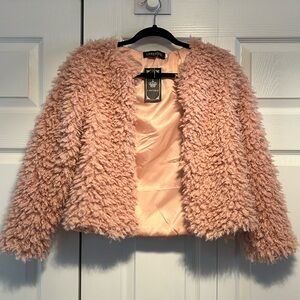 Fluffy Cropped Jacket
